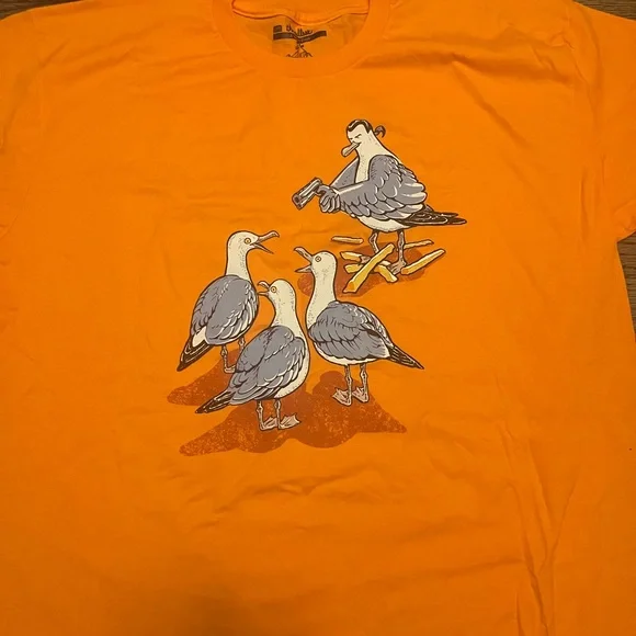 Threadless Vintage Men’s Size X-L Steven Seagull T-shirt in mint shape - Picture 3 of 3